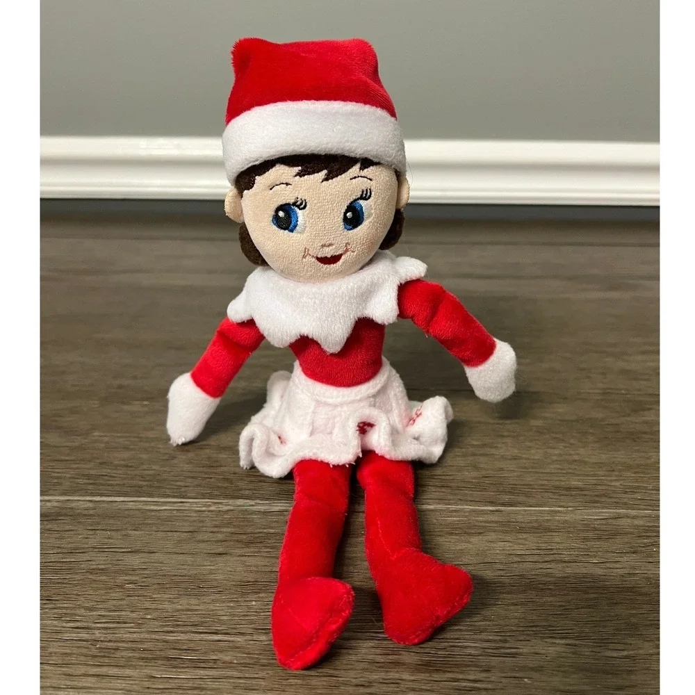 Plushee Pals Elf Girl Plush Doll Christmas Holiday Stuffed Animal‎ Toy